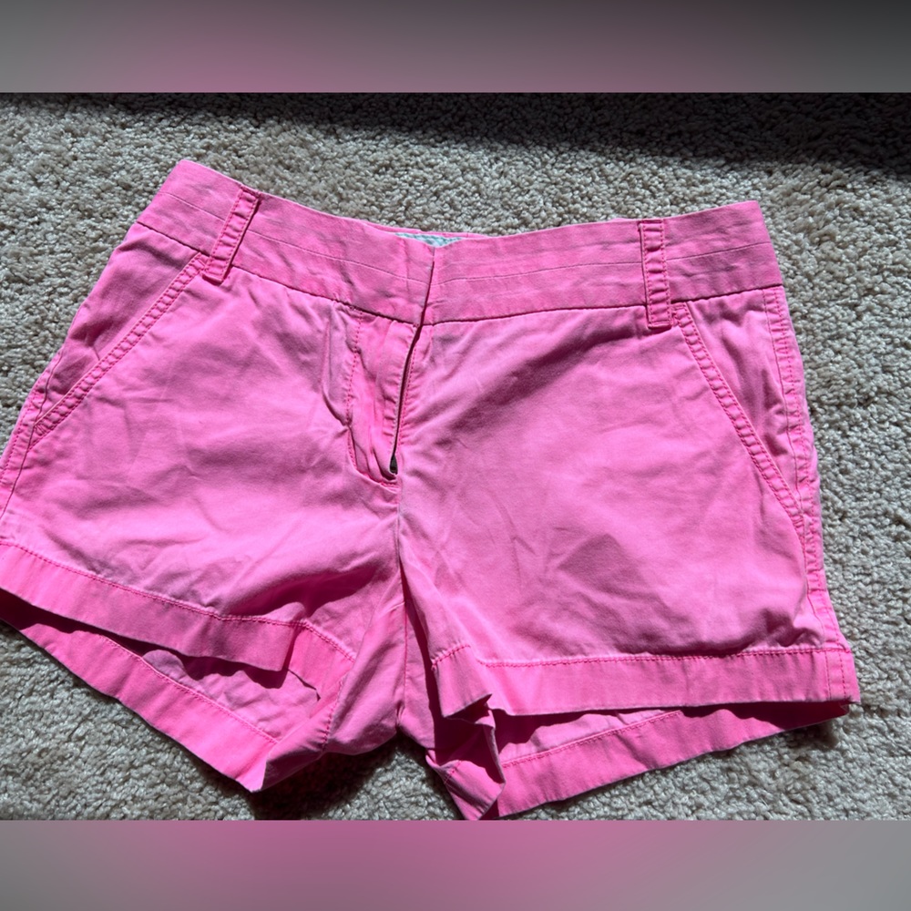 Hot pink J. Crew shorts